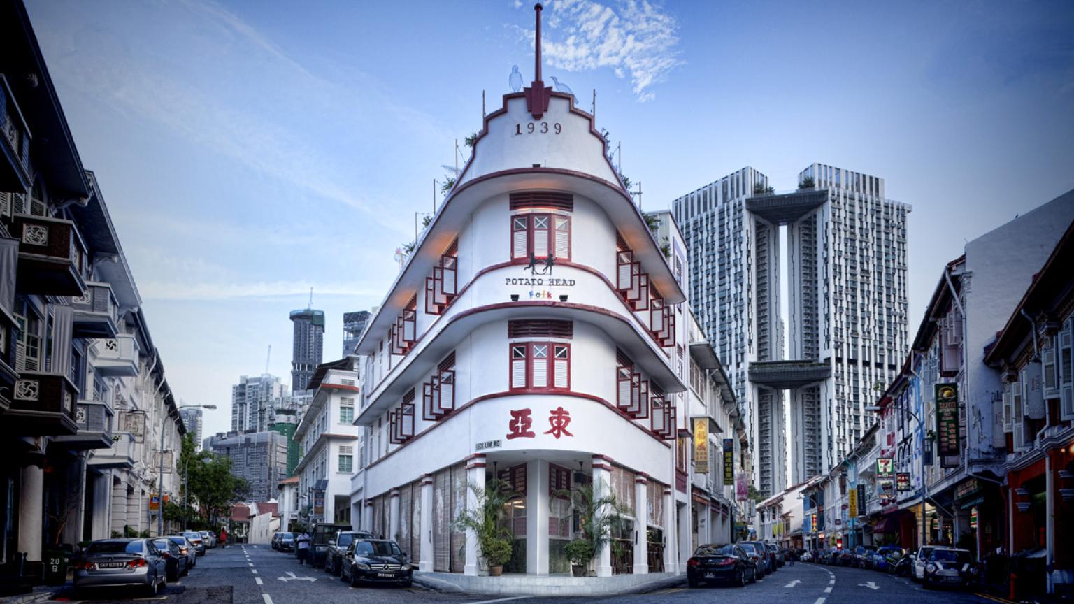 Locales 'hipsters' han renovado Keong Saik Road, Singapur
