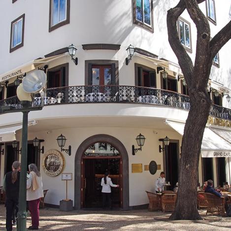 Golden Gate Café, oeste de Funchal, Madeira, Portugal