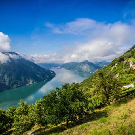 Lago de Lugano, Suiza