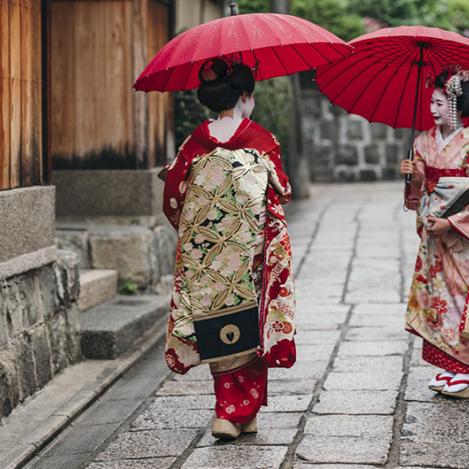 'Geishas', Gion, Kioto, Japón