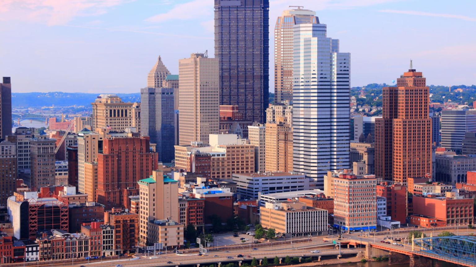 Skyline de la ciudad de Pittsburgh.