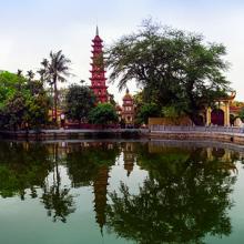 Tran Quoc Pagoda en Hanói, Vietnam