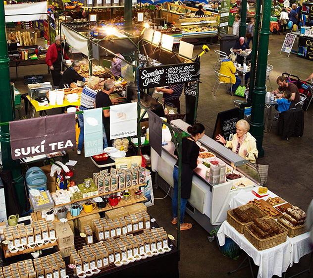 St. George’s Market, en Belfast, está repleto de alimentos gourmet © Andrew Montgomery / Lonely Planet