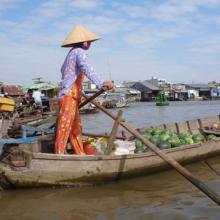 Delta del río Mekong, Vietnam