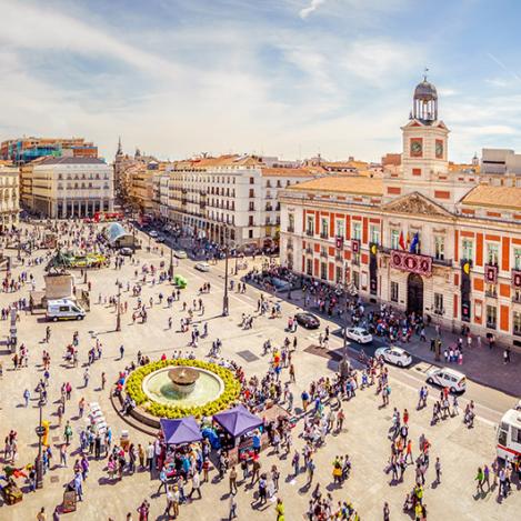 Puerta del Sol, Madrid, España