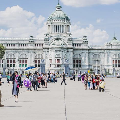 Parque del palacio Dusit, Bangkok, Tailandia