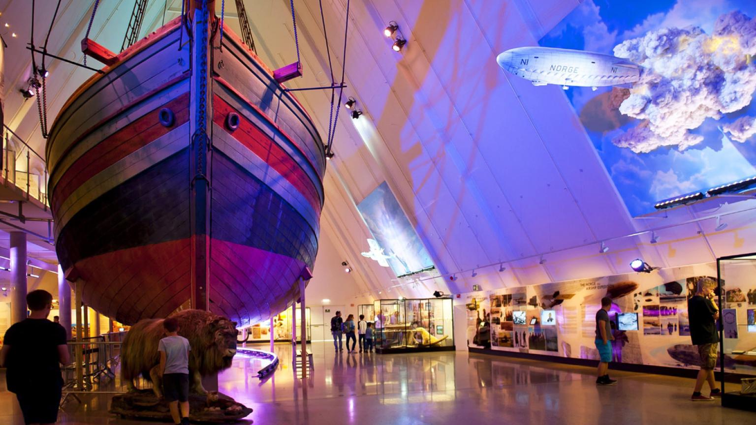 Fram Museum en familia, Oslo, Noruega