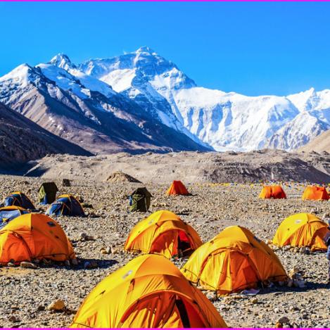 El campo base del Everest, Nepal