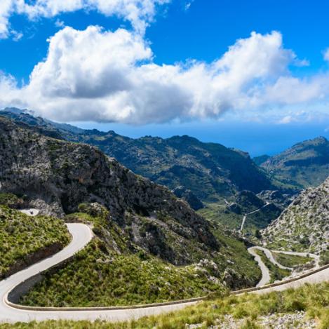 Carretera a Sa Calobra, Mallorca, Baleares, España