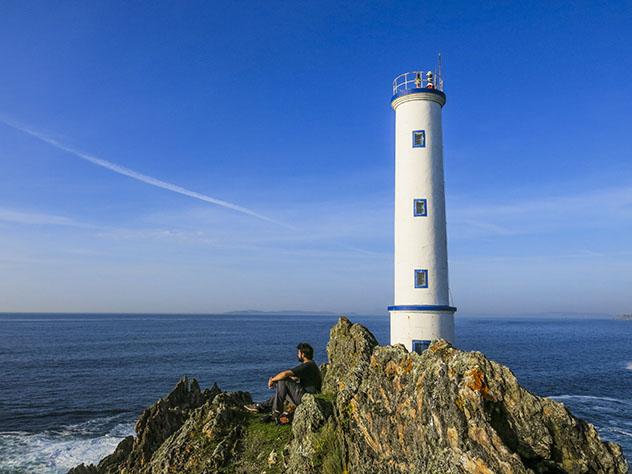 Cabo Home, Pontevedra, paisaje de la ruta por la costa de Galicia