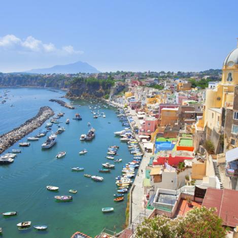 Procida, Costa Amalfitana, Italia
