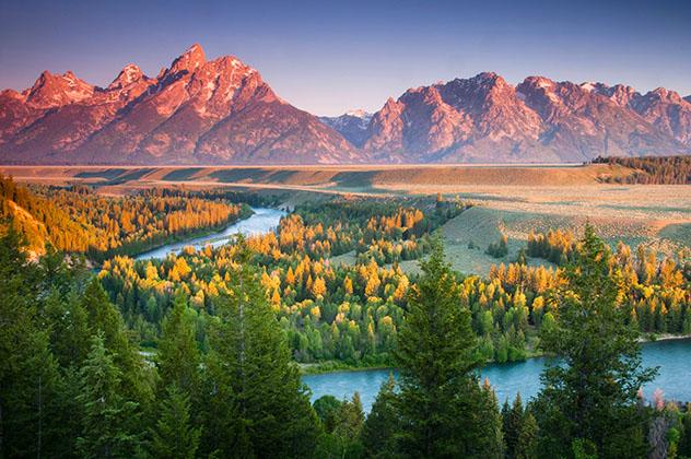 Un viaje virtual con Voyager de Google Earth: Parque Nacional Gran Teton, EE UU