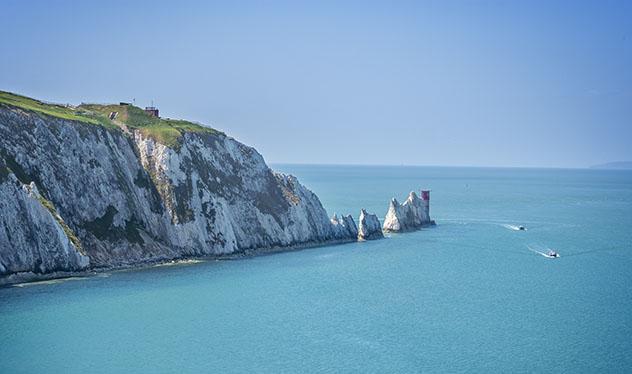 Ruta de England Coast Path, isla de Wight, The Needles