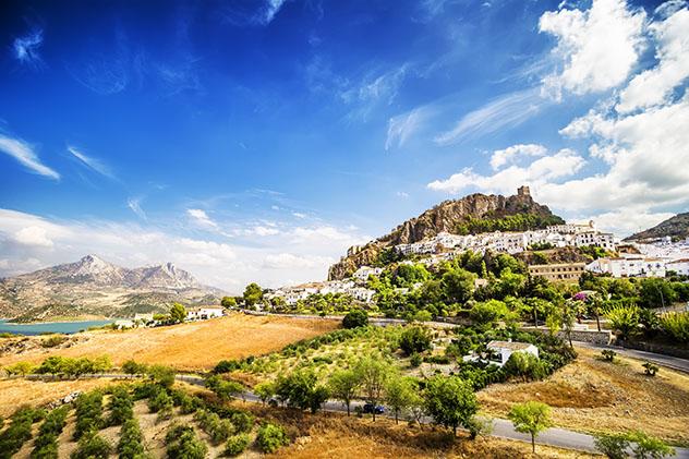 Zahara de la Sierra, Cádiz, pueblo blanco de Andalucía, España