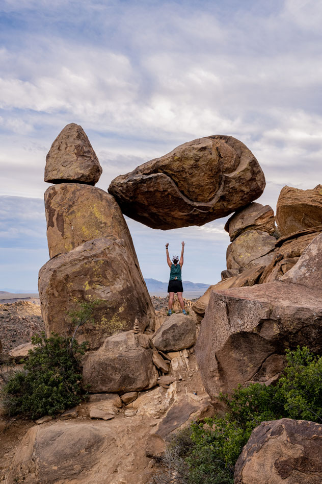 La Balanced Rock en el Big Bend National Park. © Kelly vanDellen/Shutterstock