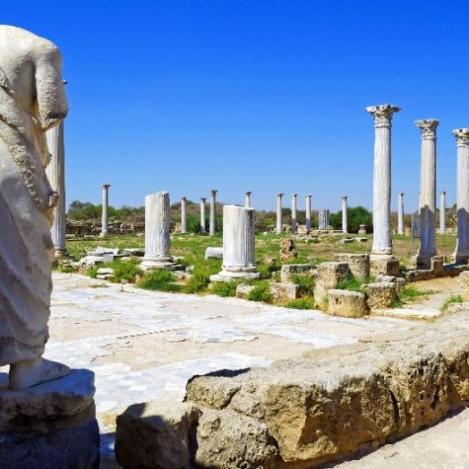 Antigua Ciudad de Salamis, Chipre.
