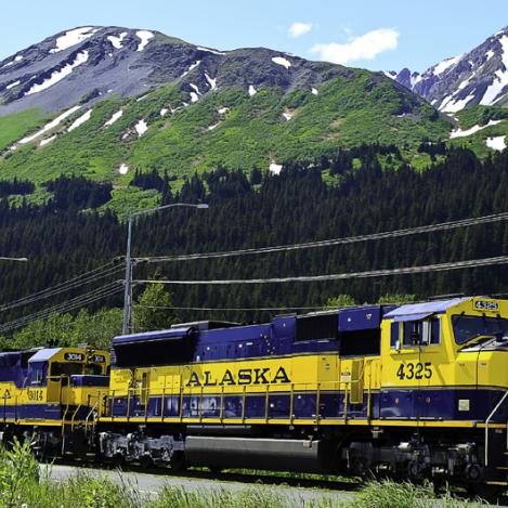 Viajar en el Ferrocarril de Alaska, EE UU