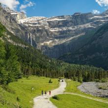 Sendero al circo de Gavarnie. 