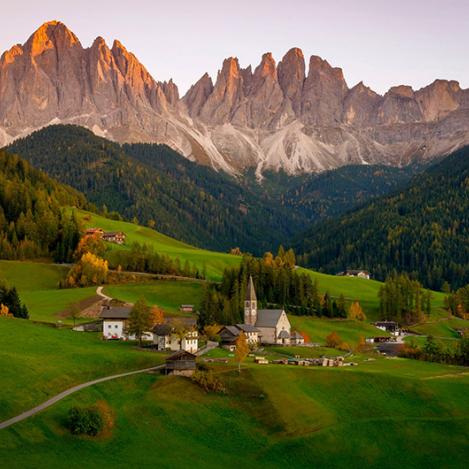 Los Odle, Dolomitas, Italia