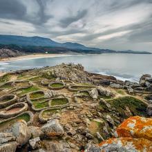 Castro de Baroña, Galicia, España