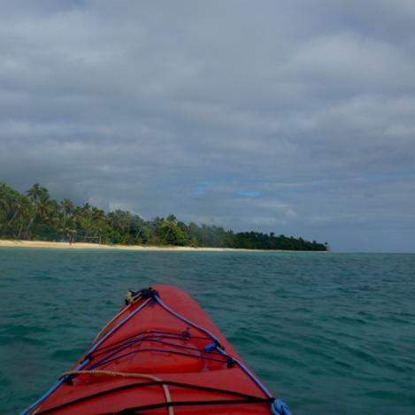 Kayak marino en Tonga