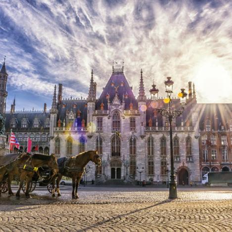 Markt, Brujas, Bélgica