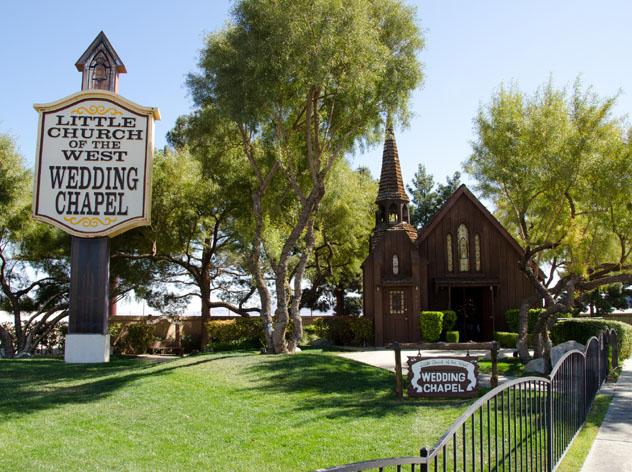 Capilla para bodas, Little Church of the West Wedding Chapel, Las Vegas, EE UU © www.davidbaxendale.com
