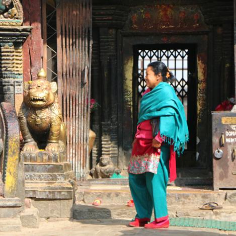 Kirtipur, alrededores del valle de katmandú, Nepal