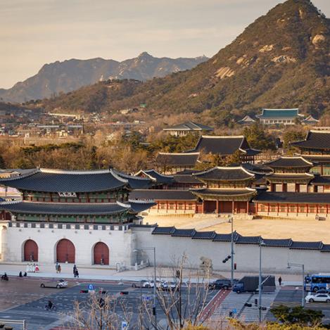 Gyeongbokgung, barrio de Gwanghwamun y Jongno-gu, Seúl, Corea del Sur