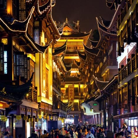 Jardines y bazar de Yùyuán, Shanghái, China