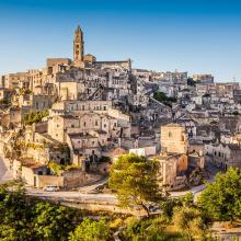 Panorámica de Matera, Basilicata, sur de Italia