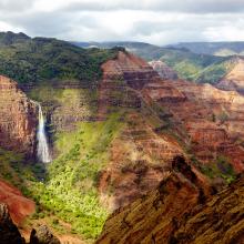 Cascadas Waipoo, Gran Cañon de Waimea, Hawái