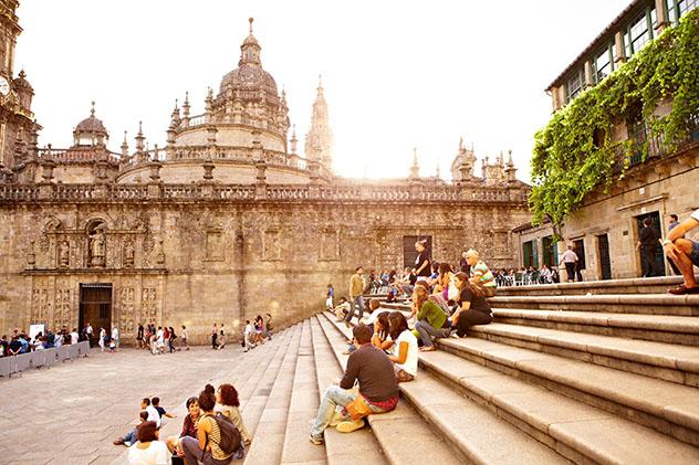 Santiago de Compostela, Galicia, España por carretera