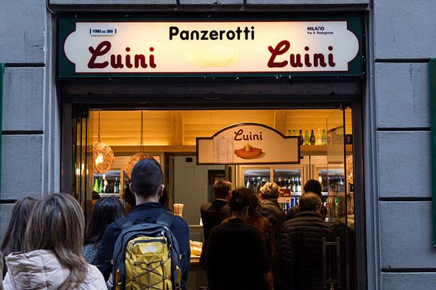 Milán: Panzerotti Luini