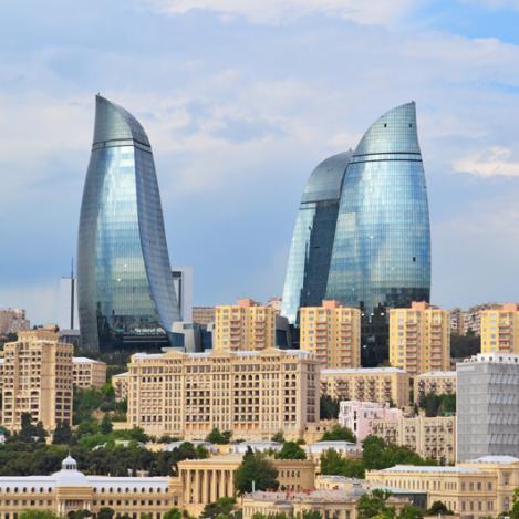 La cosmopolita Bakú, Azerbaiyán
