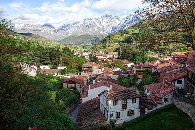Potes, pueblo del interior de Cantabria, España