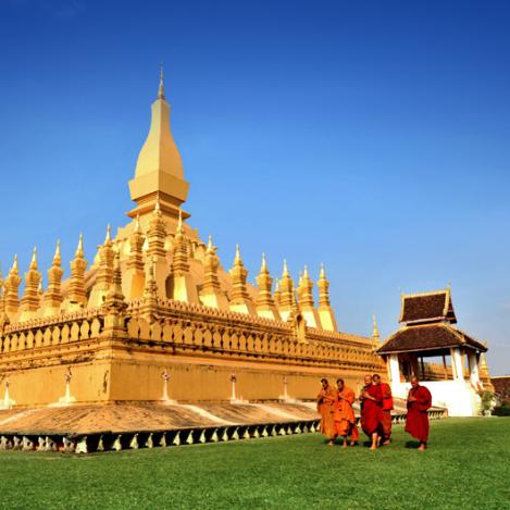 Wat Phra That Luang, Vientián, Laos