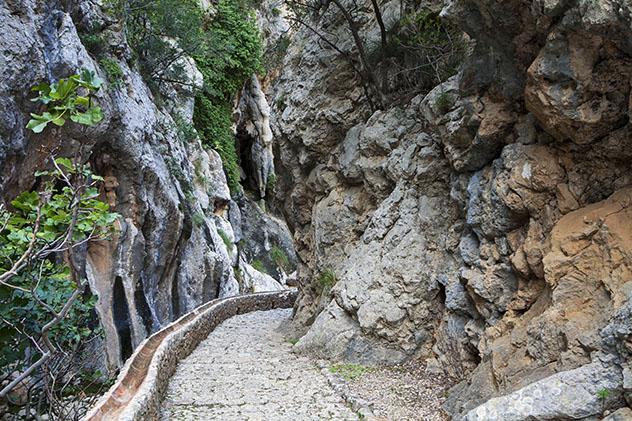 Barranc de Biniaraix, Ruta de piedra en seco, Mallorca, Baleares, España