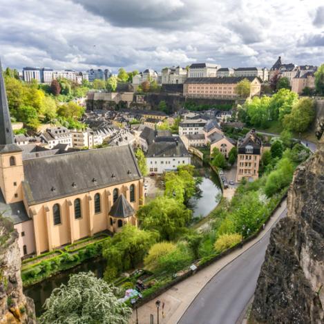 Chemin de la Corniche, ciudad de Luxemburgo, Luxemburgo