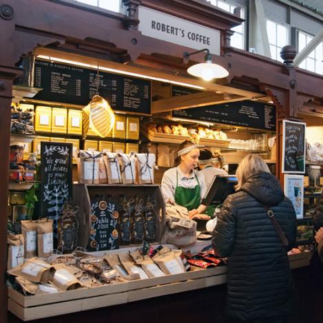 Mercado en Tampere, Finlandia