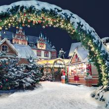 Mercado navideño de Coburgo, Baviera, Alemania