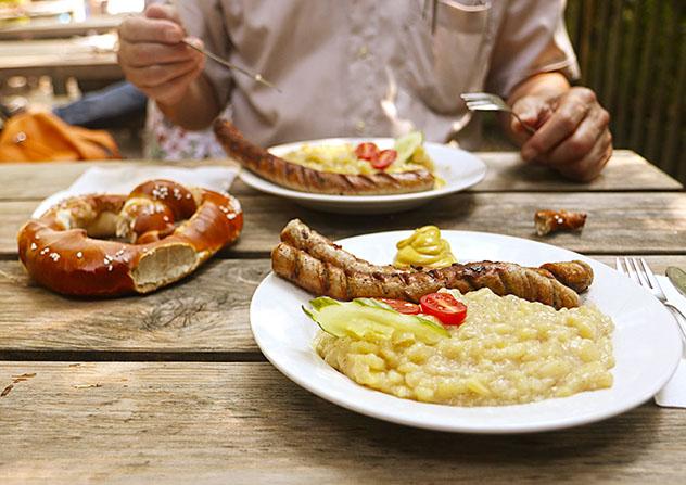 La Oktoberfest de Múnich: comida bávara