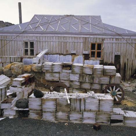 Cabaña de Shackleton, isla de Ross, Antártida