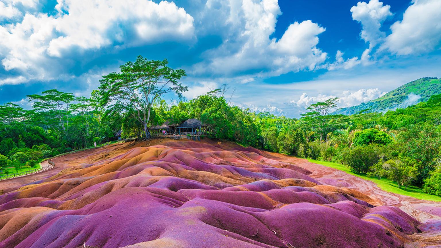 Siete colores de la tierra, Chamarel