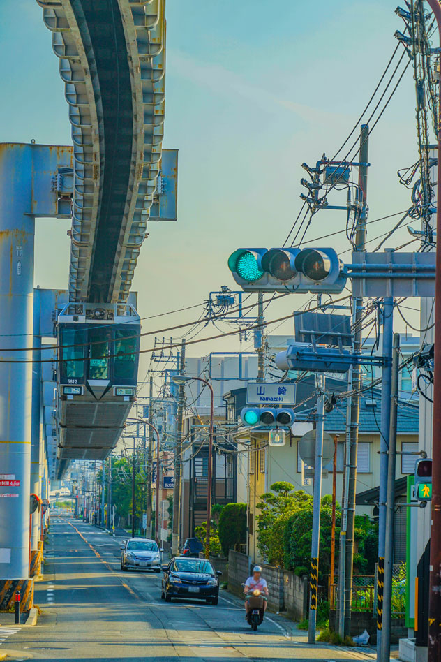 El ferrocarril colgante de Shonan. © Makoto_Honda/Shutterstock