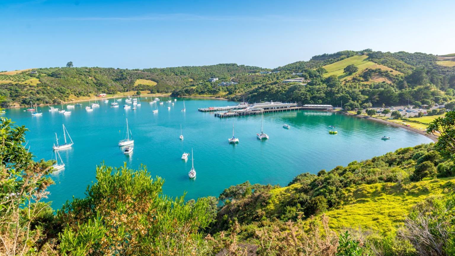 Bahía de la isla Waiheke, Nueva Zelanda