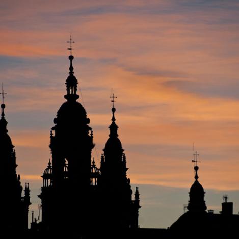 Catedral de Santiago de Compostela, tierras de Santiago, Galicia, España