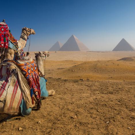 Pirámides de Gizeh, El Cairo, Egipto