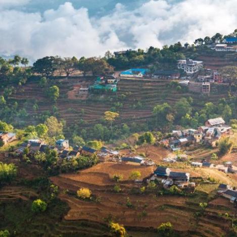 Aldea de Bandipur, Nepal.