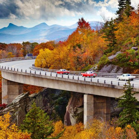 Blue Ridge Parkway, Costa este de Estados Unidos